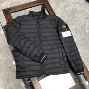 Replica STONE ISLAND Men's Down Jacket Black