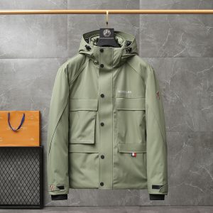 replica Moncler Windbreaker Down Jacket for Men Green