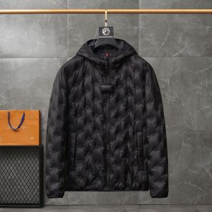 Replica Moncler Short Down Jacket for Men , Winter Down Jacket Black