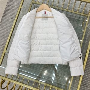 Replica Moncler Women Slim Fit Down Jacket White