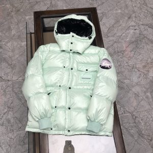 Replica MONCLER x FRAGMENT Unisex Short Down Jacket Mint