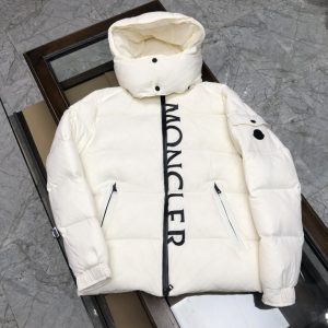 Replica MONCLER Winter Short Down Jacket White