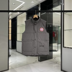 replica Canada Goose Down Vest Dark Grey