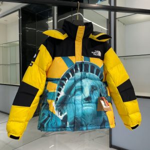 replica Supreme X The North Face Down Jacket Baltoro Yellow