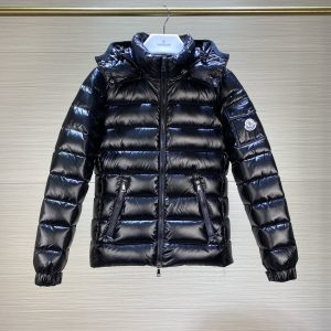 Moncler Women's Glossy Puffer Down Jacket Black