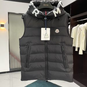 Replica Moncler MONTREUIL Down Vest Black