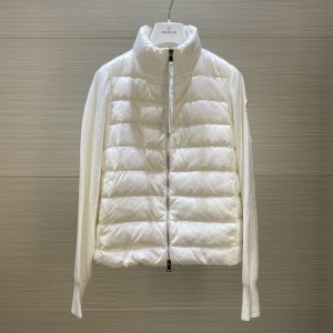 replica Moncler Down Jacket White, Slim fit down jackets