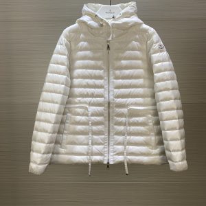 replica MONCLER Raie Slim fit Short Down Jacket for Women White