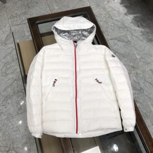 Replica Moncler Down Jacket - Caroux Men's Hooded Jacket White