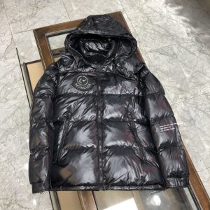 Replica moncler x fragment Short Down Jacket Black