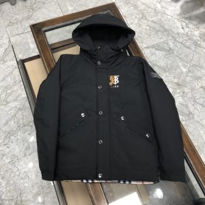 Replica Burberry Men's Down Jacket 1856 Black