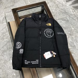 Replica The North Face TNF Down Jacket Brain Dead Black