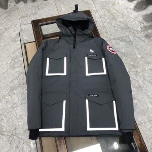 Replica Canada Goose x OVO Chilliwack Down Jacket Grey