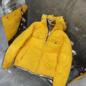 Replica Moncler Reversible Down Jacket Yellow