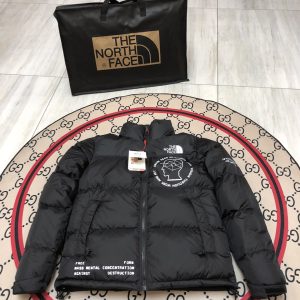 BrainDead x The North Face Retro Nuptse Jacket Brain Dead Down Jacket Black