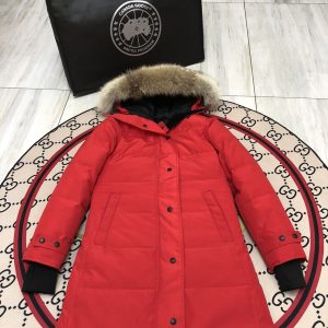 Canada Goose Shelburne Parka Women's Down Jacket Red