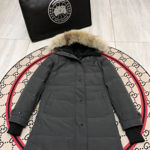 Canada Goose Shelburne Parka Women's Down Jacket Dark Grey