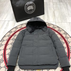 Canada Goose MacMillan Unisex Short Down Jacket Grey