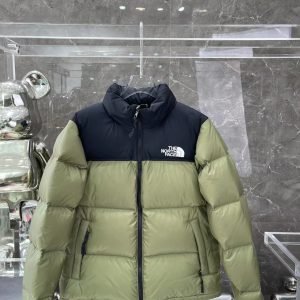 The North Face Down Jacket, Short Puffer Jacket Army Green