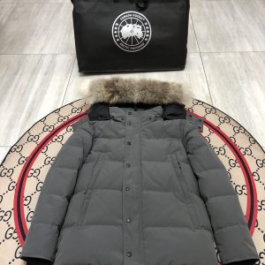 Canada Goose Wyndham Parka Puffer Down Jacket - Grey