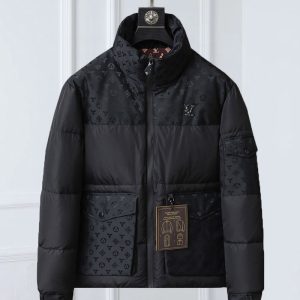 Replica Louis Vuitton luxury down jacket with hood, puffer coat -14