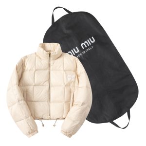 Replica miu miu Padded Short Puffer Jacket