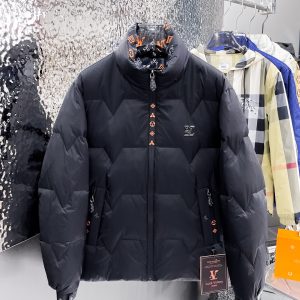 LV Stand-up Collar Down Jacket