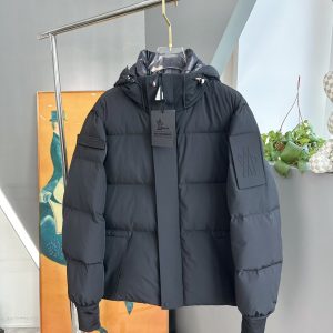 Replica Moncler Puffer Jacket, Hood Down Jacket 2024 Grey