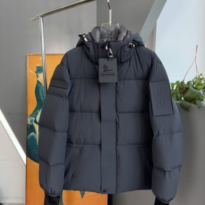 Replica Moncler Puffer Jacket, Hood Down Jacket 2024 Black