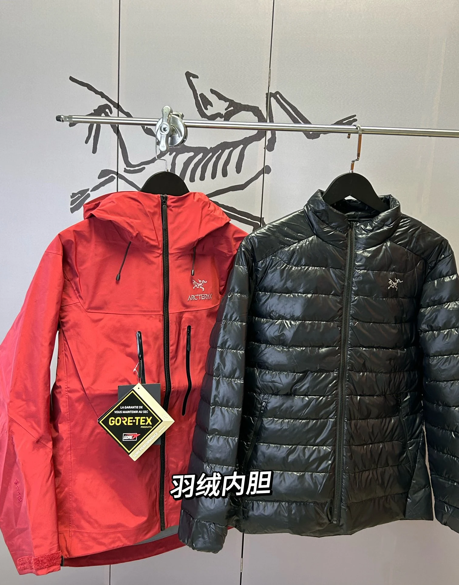 Arc'teryx puffer jacket - real photo 2