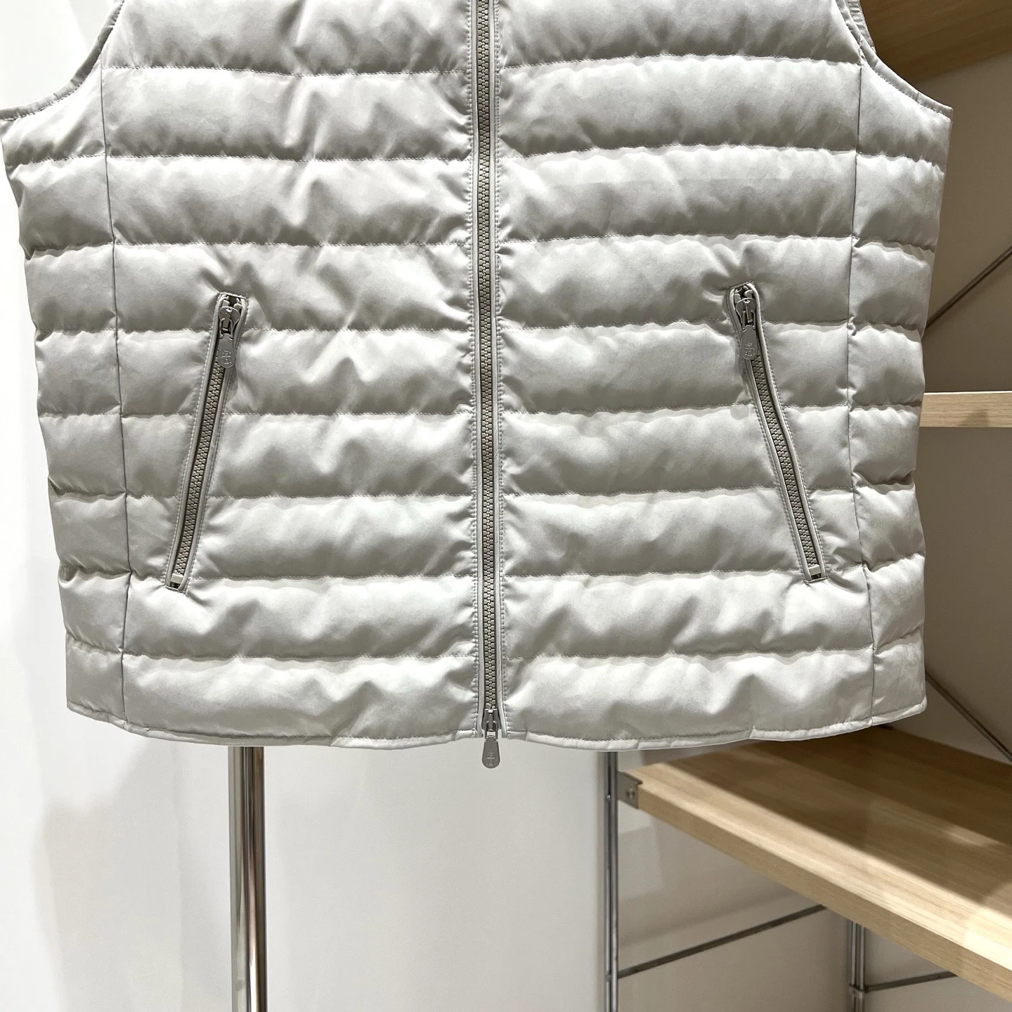Brunello Cucinelli Stand-Collar Goose-Down Vest real photo 3