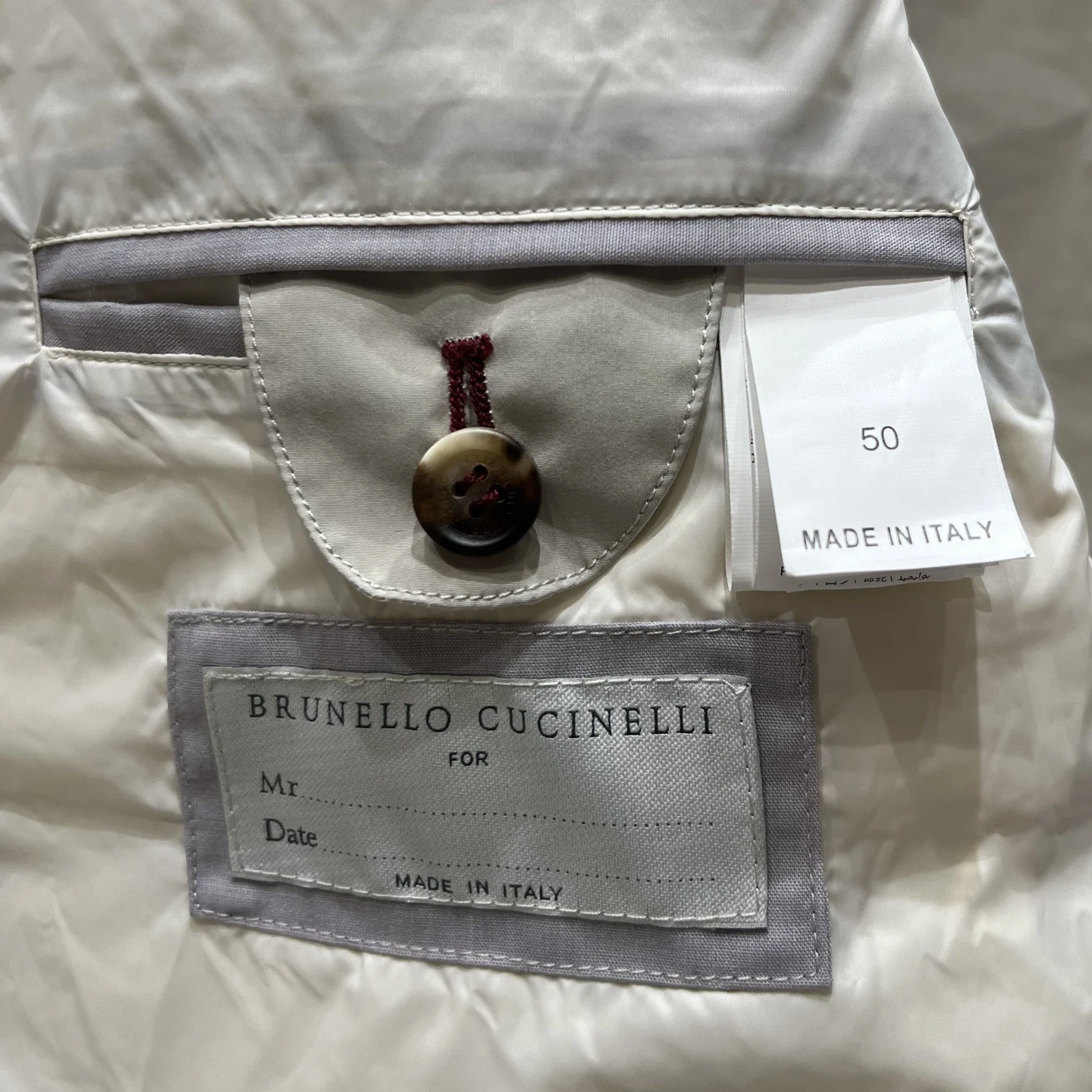 Brunello Cucinelli Stand-Collar Goose-Down Vest real photo 14