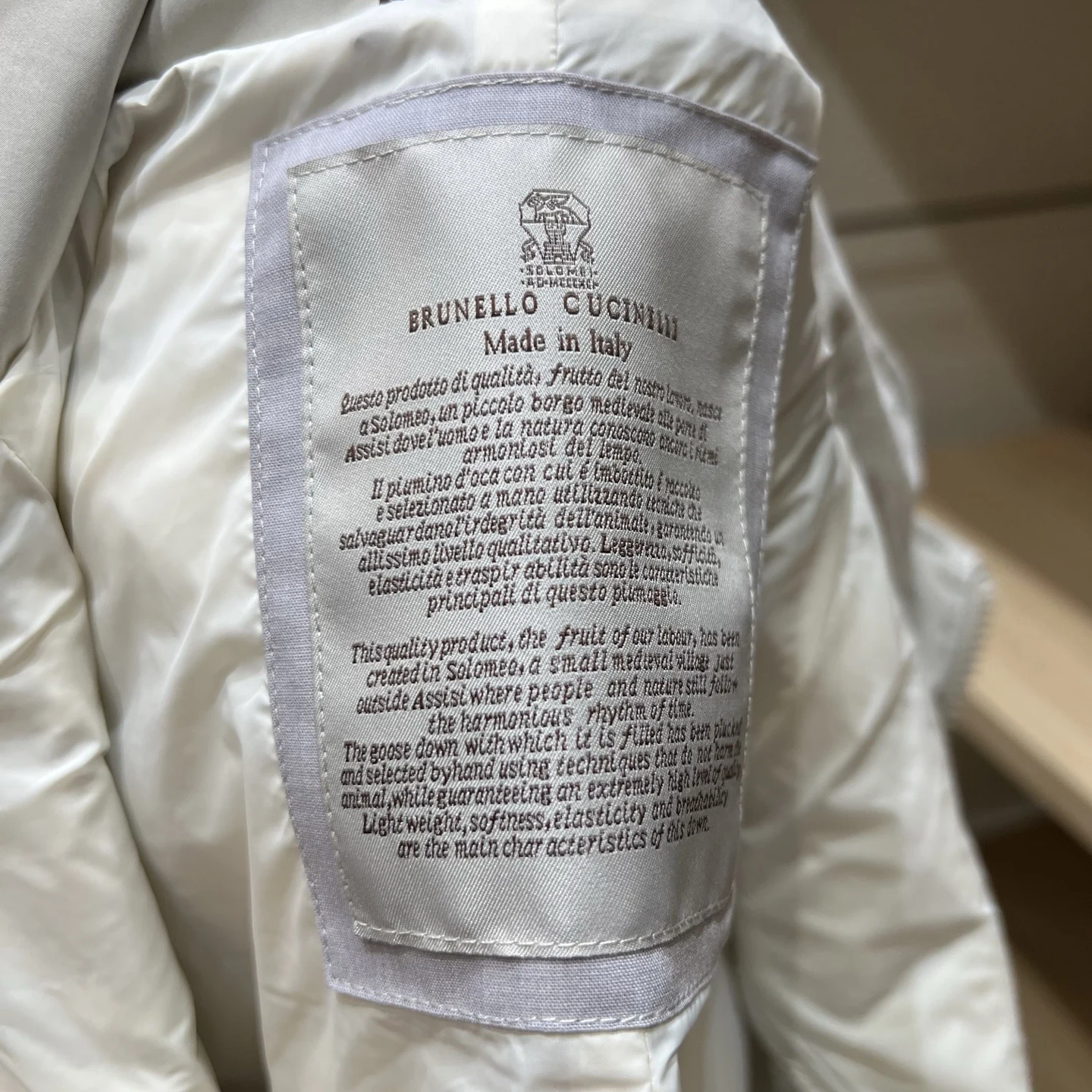 Brunello Cucinelli Stand-Collar Goose-Down Vest real photo 15