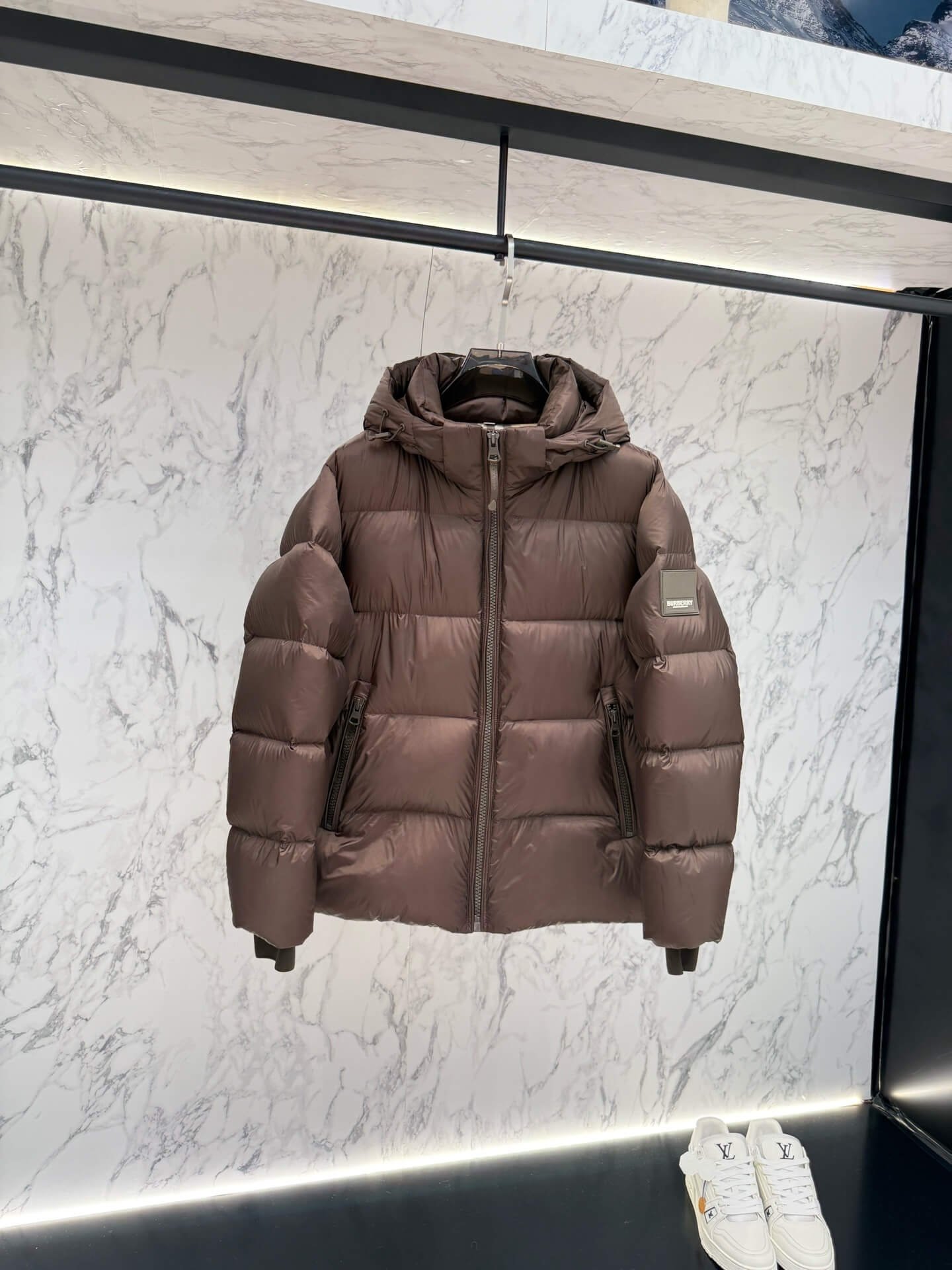 Burberry puffer jacket - real photo 1