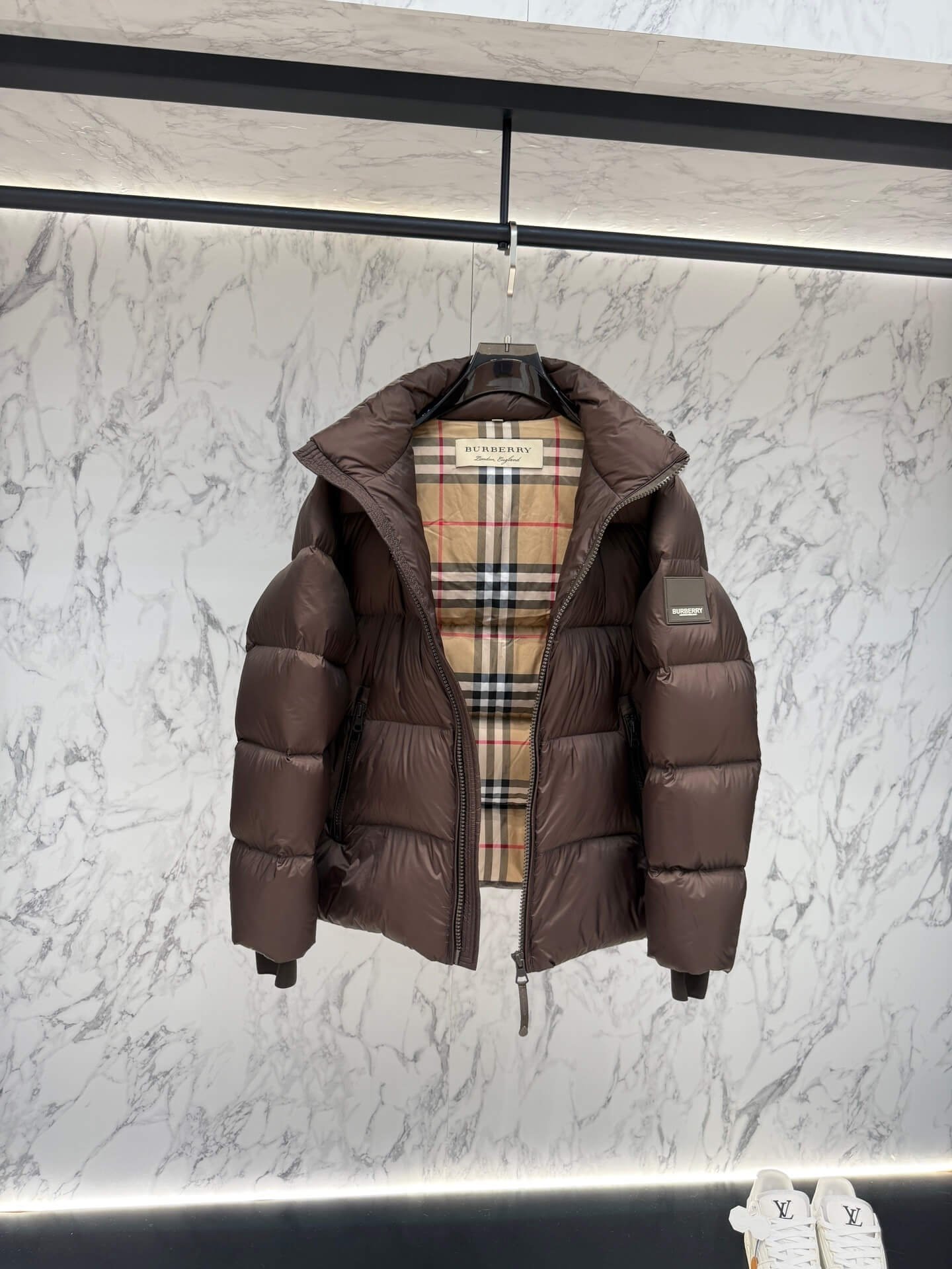 Burberry puffer jacket - real photo 2