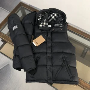 Burberry Doudoune Puffer Jacket - Style 4 - Burberry puffer jacket real photo 1
