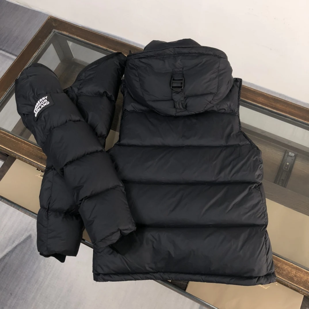 Burberry Doudoune Puffer Jacket - Style 4 - Burberry puffer jacket real photo 9