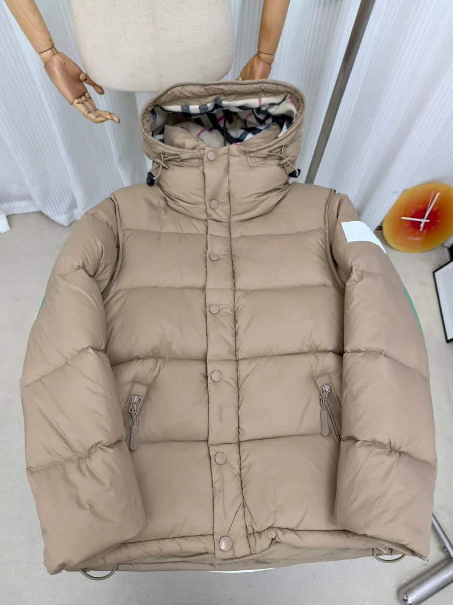 Burberry Doudoune Puffer Jacket - Style 5 - Burberry puffer jacket real photo 1