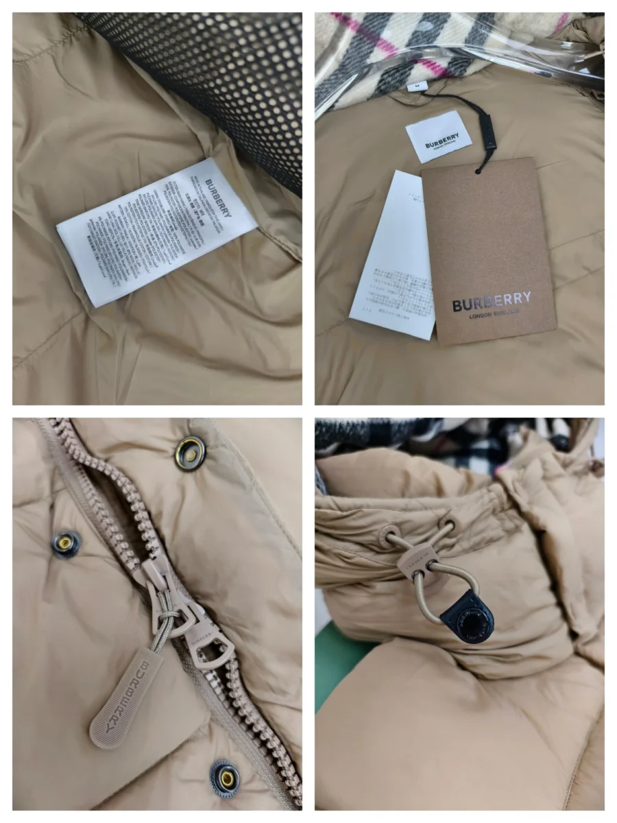Burberry Doudoune Puffer Jacket - Style 5 - Burberry puffer jacket real photo 6