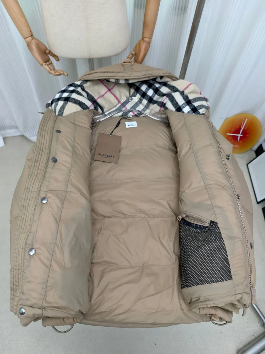 Burberry Doudoune Puffer Jacket - Style 5 - Burberry puffer jacket real photo 8