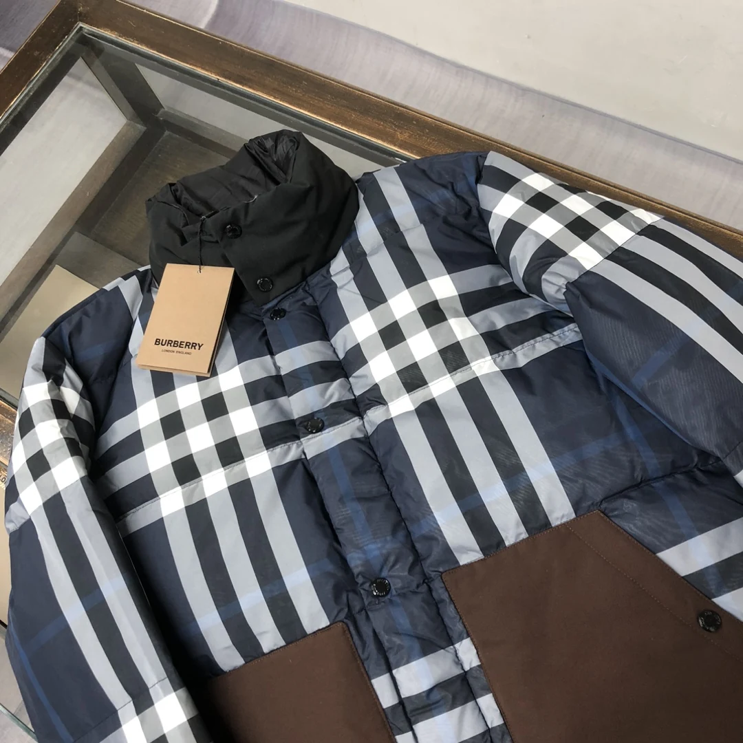 Burberry Doudoune Puffer Jacket - Style 6 - Burberry puffer jacket real photo 3