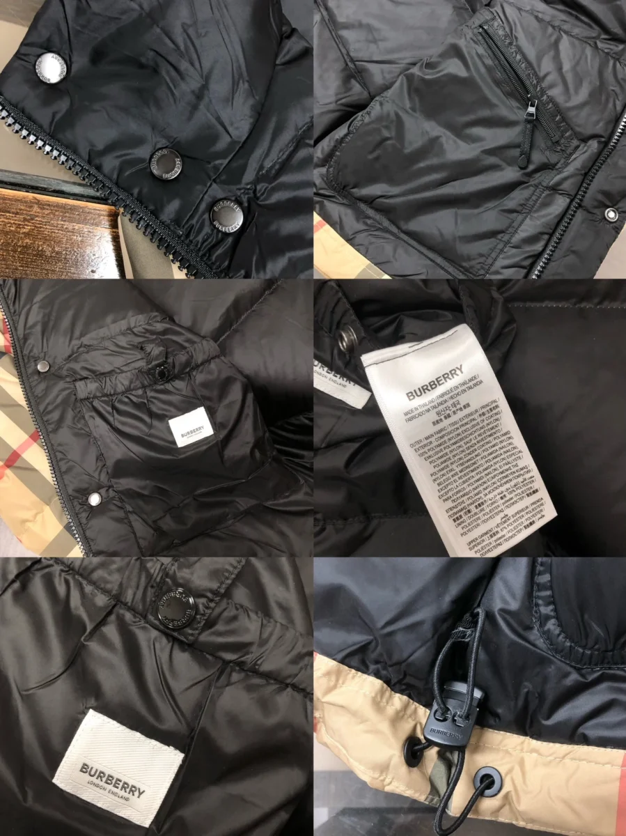 Burberry Doudoune Puffer Jacket - Style 6 - Burberry puffer jacket real photo 8