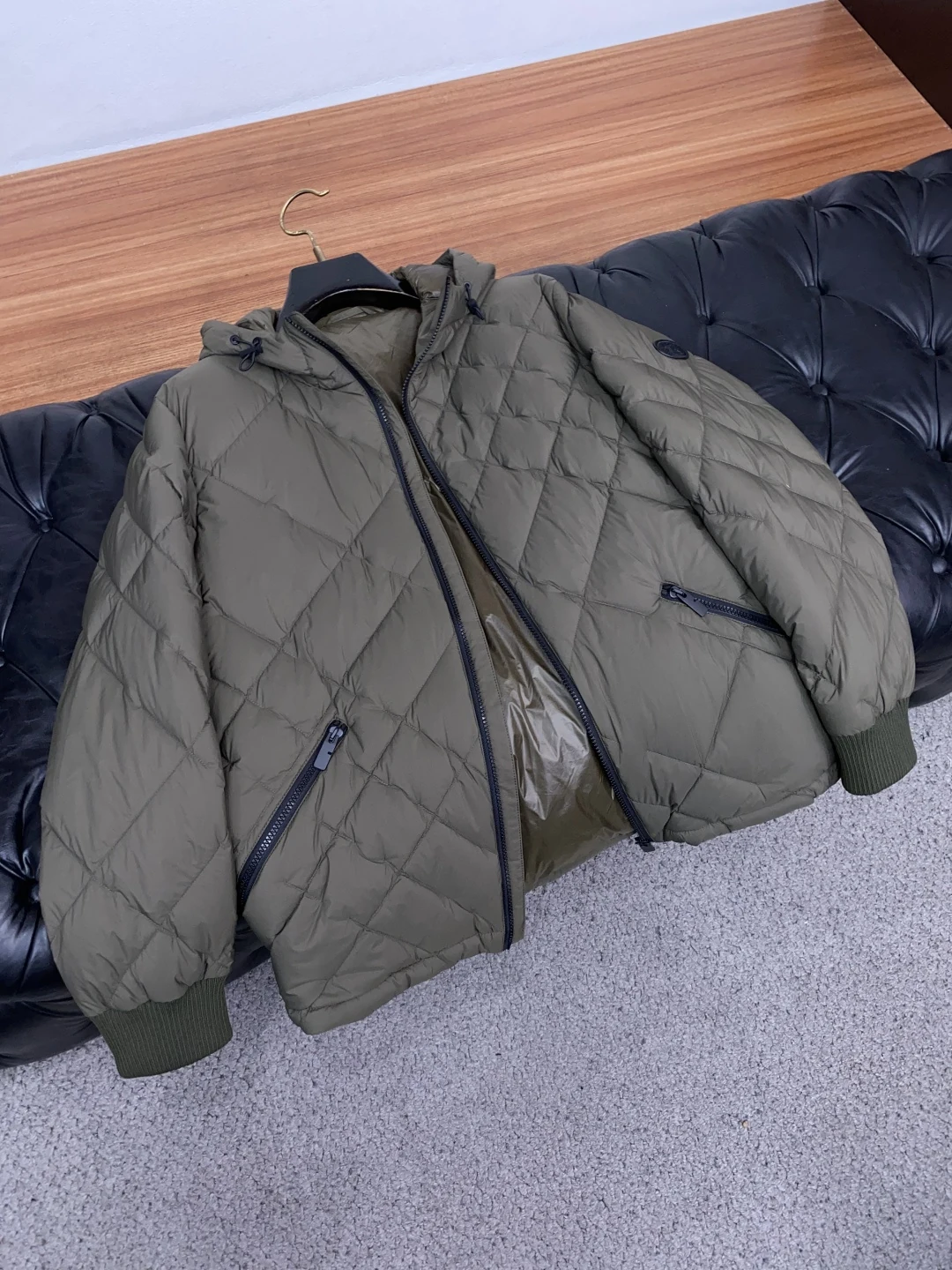 Burberry puffer jacket - real photo 7