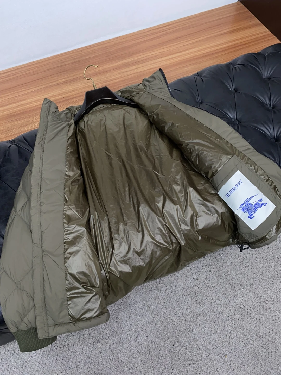 Burberry puffer jacket - real photo 9