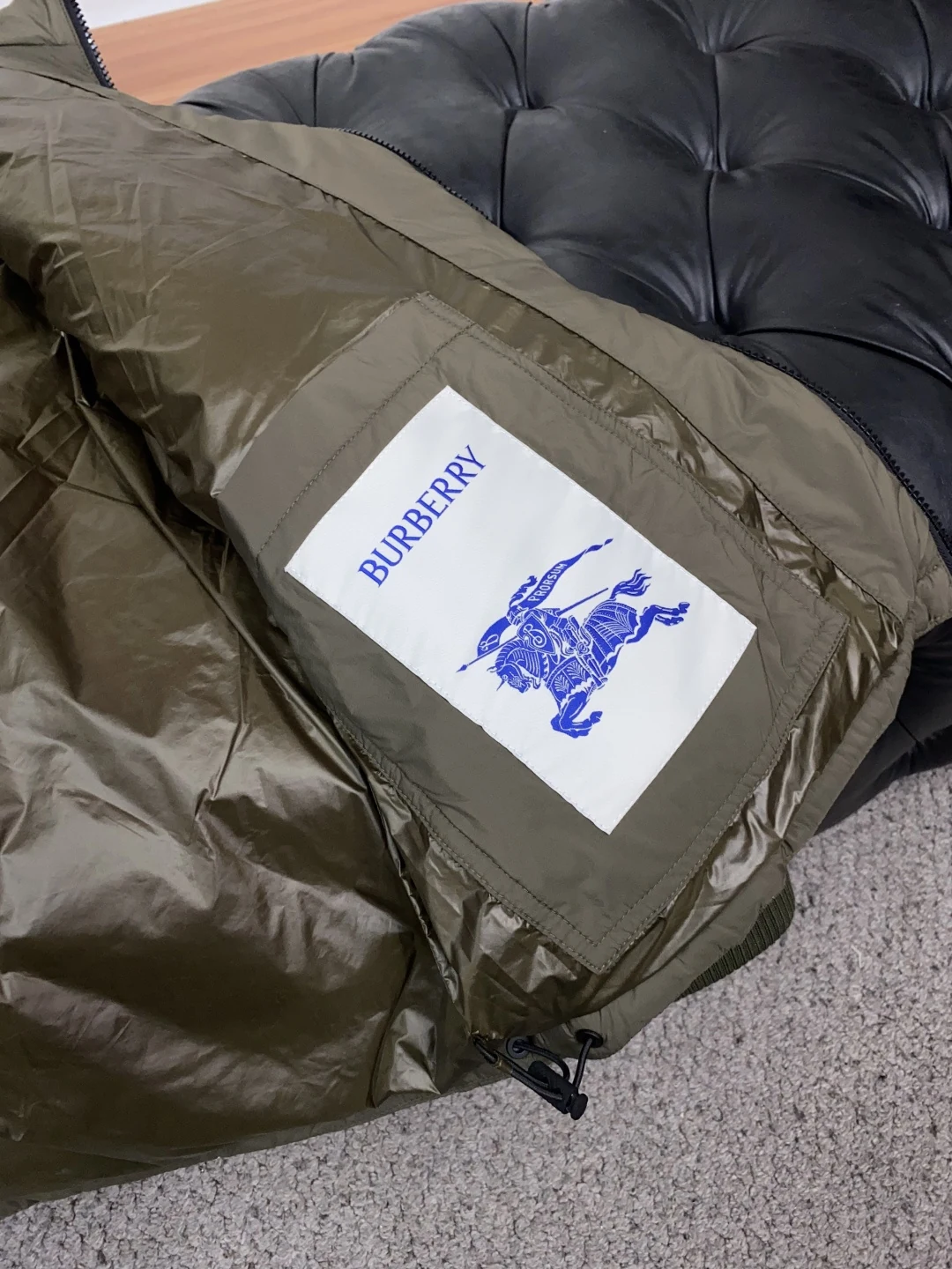Burberry puffer jacket - real photo 10