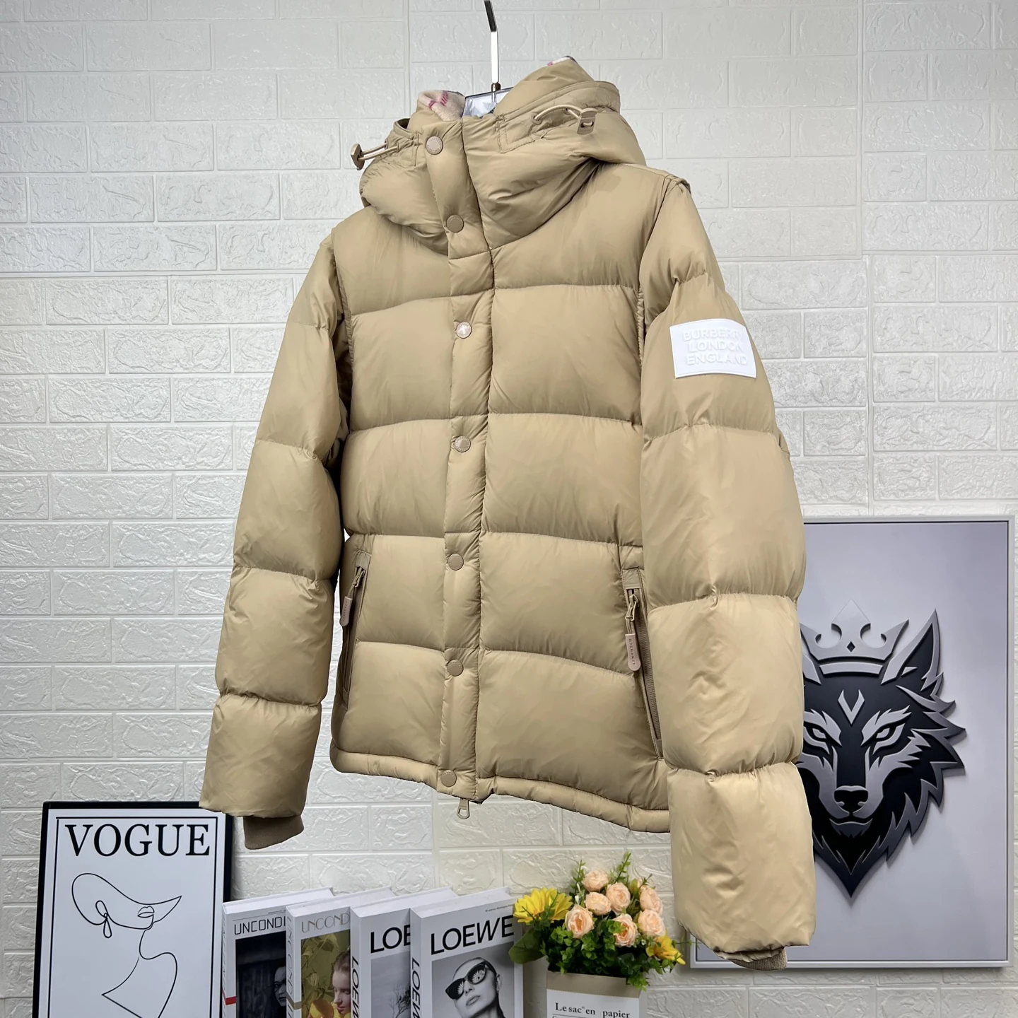 Burberry puffer jacket - real photo 2