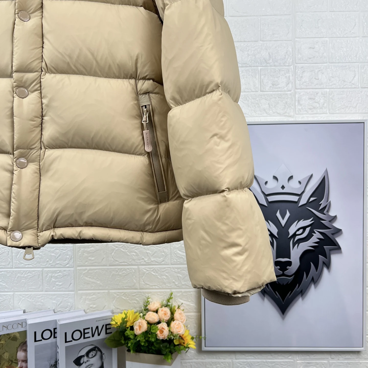 Burberry puffer jacket - real photo 9