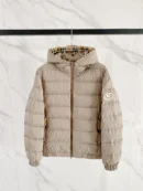 Burberry Hooded Short Puffer Jacket - Style 4 - Burberry puffer jacket real photo 1