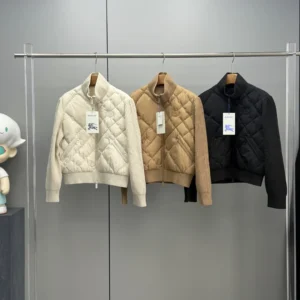 Burberry Panel Puffer Jacket - Burberry puffer jacket real photo 1