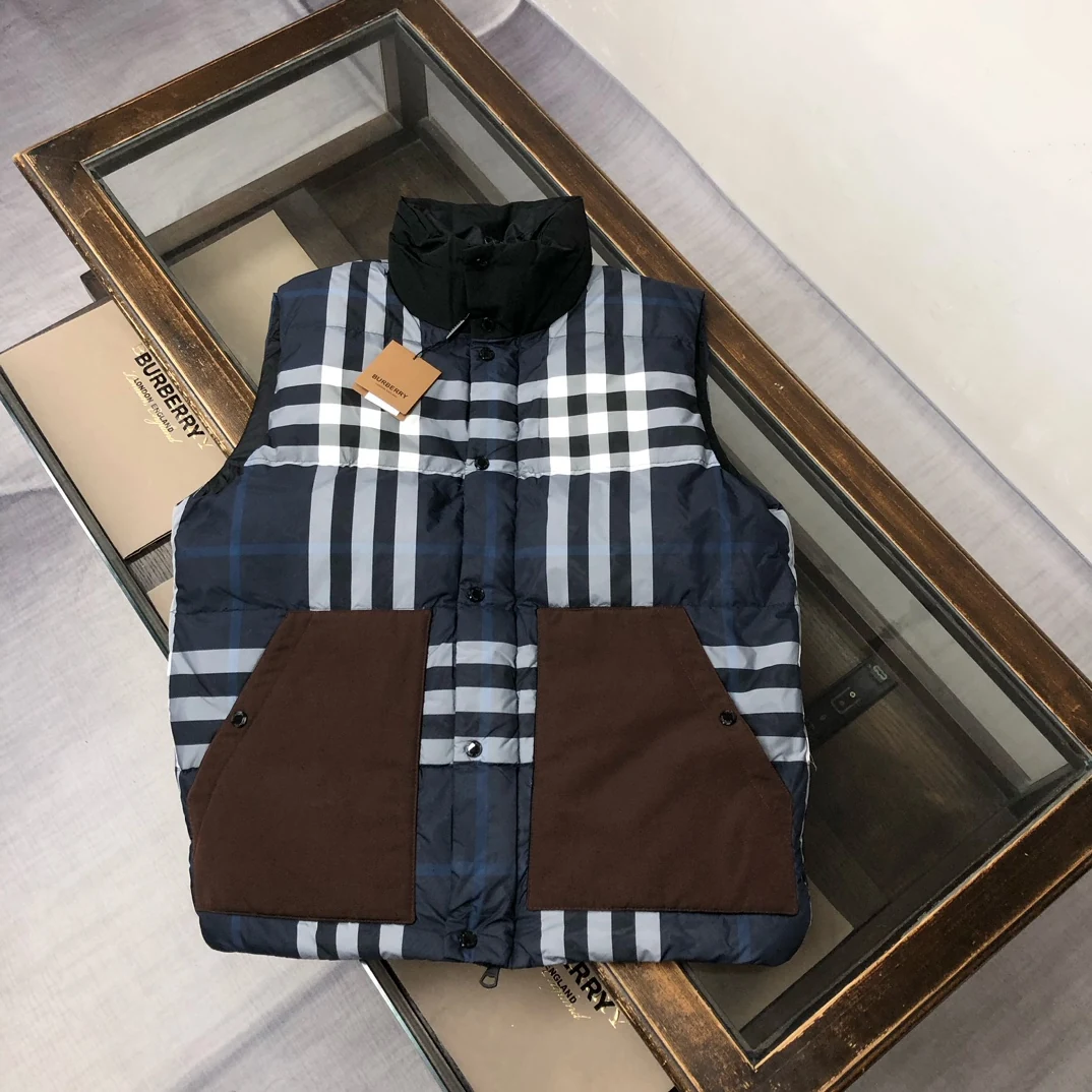 Burberry Quilted Puffer Vest - Style 2 - Burberry puffer vest real photo 2